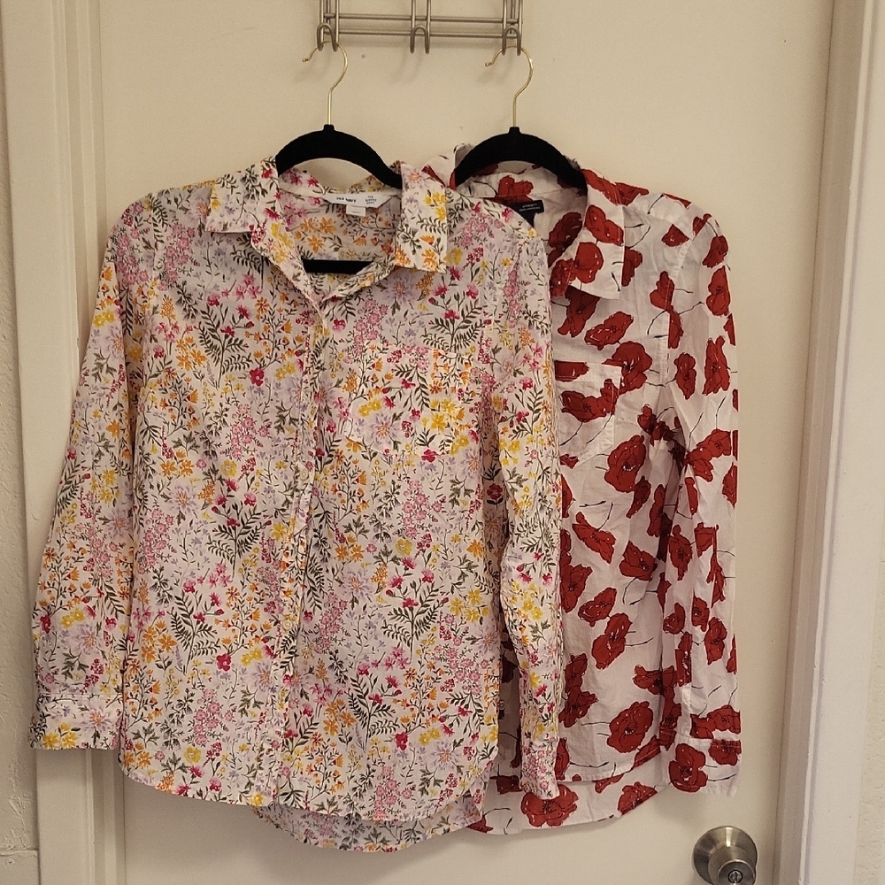 Floral Button-Up Shirts